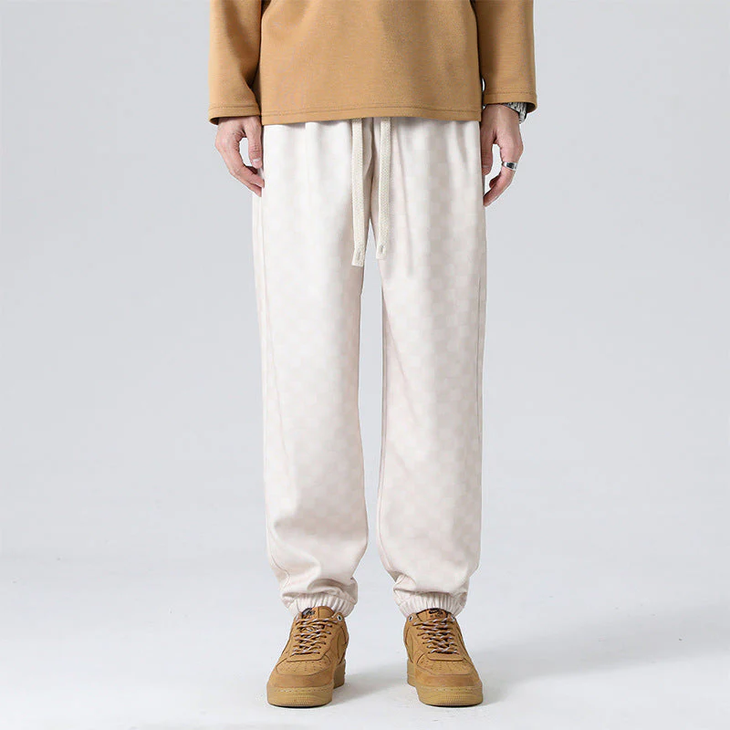 Gabino® | Checkered Corduroy Sweatpants - Image 11