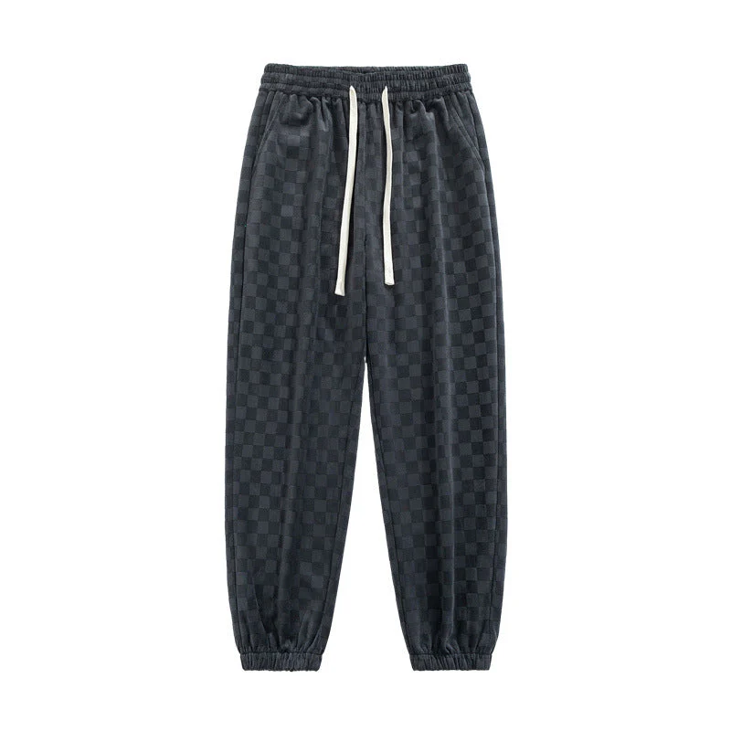 Gabino® | Checkered Corduroy Sweatpants - Image 13
