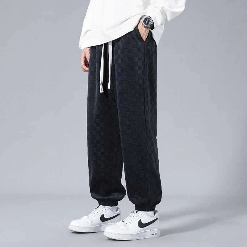 Gabino® | Checkered Corduroy Sweatpants - Image 5