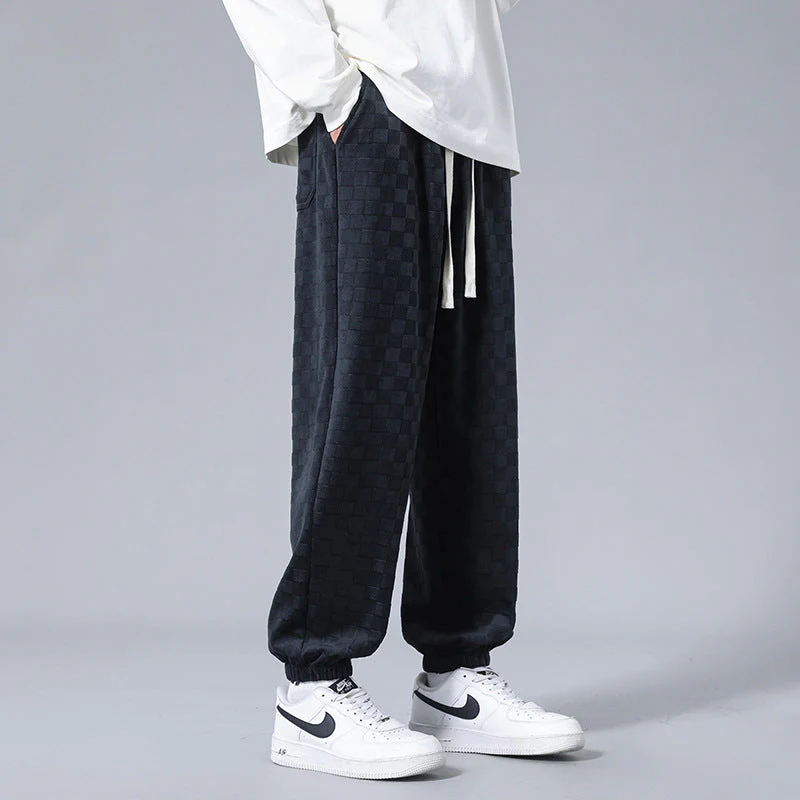 Gabino® | Checkered Corduroy Sweatpants - Image 6