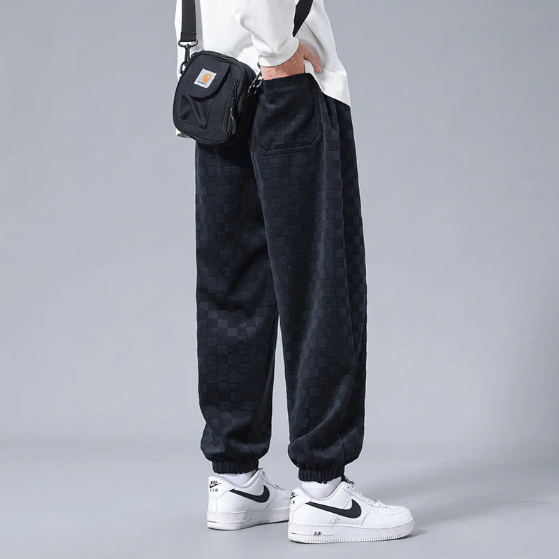 Gabino® | Checkered Corduroy Sweatpants - Image 7