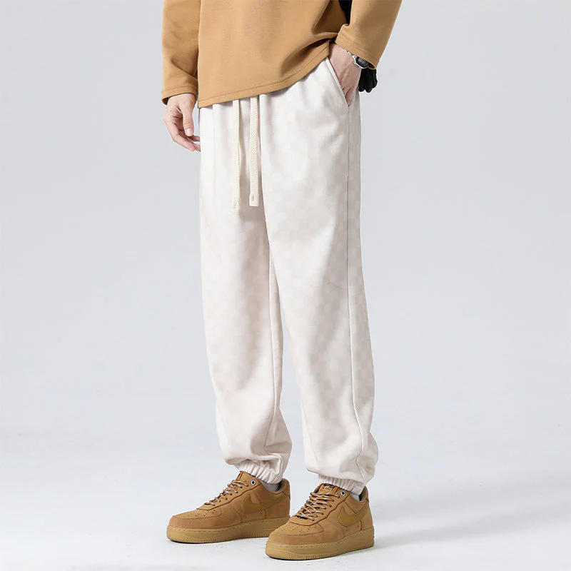 Gabino® | Checkered Corduroy Sweatpants - Image 9