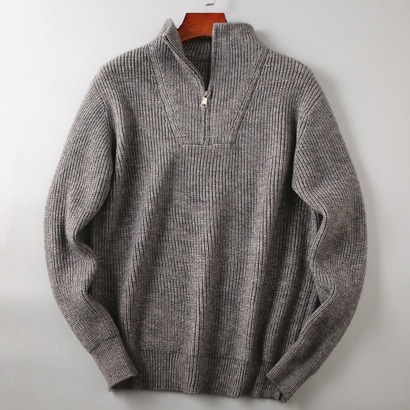 Gabino® | Men’s Knitted Jumpers With Half Zip - Image 4
