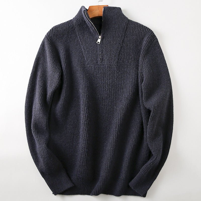Gabino® | Men’s Knitted Jumpers With Half Zip - Image 6