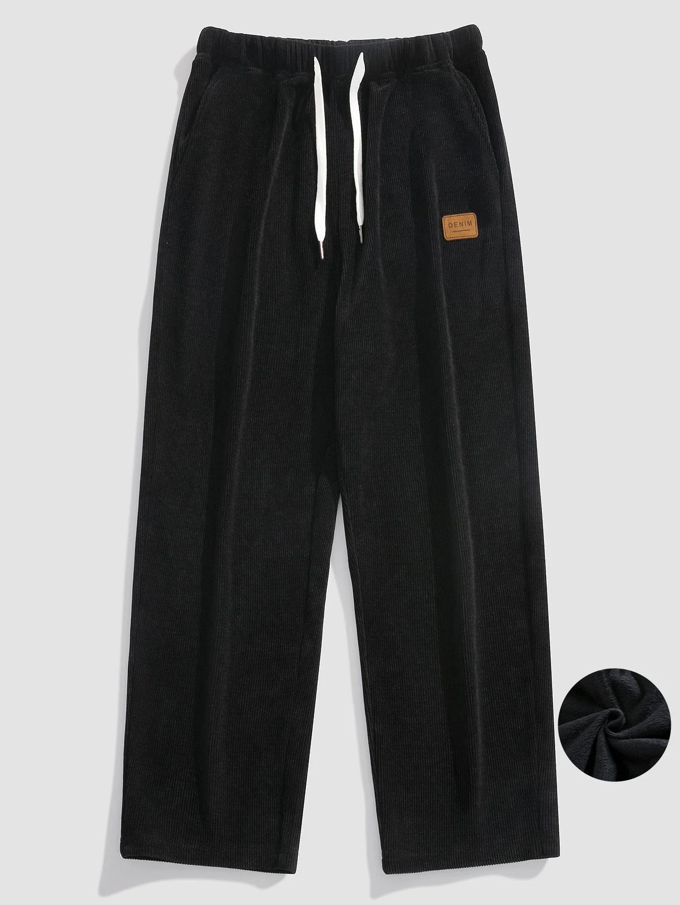 Gabino® | Polar Fleece Lined Straight Leg Corduroy Pants - Image 7