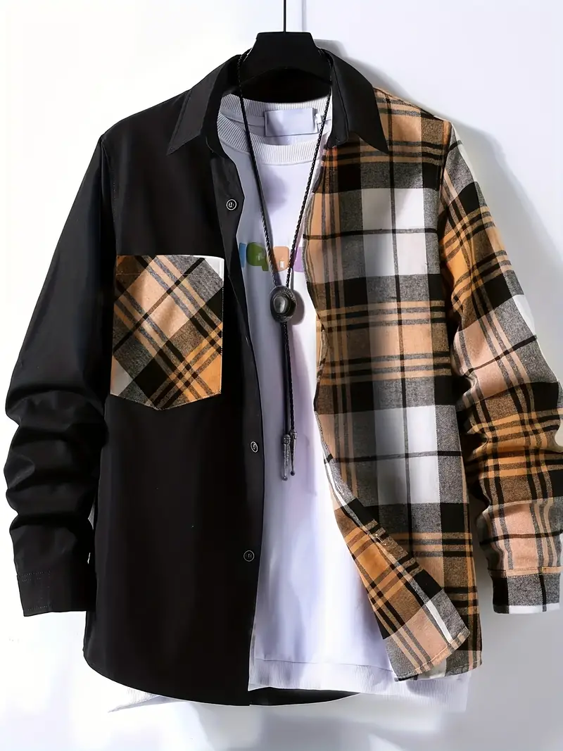 Gabriel® | Checked Button-Down Shirt For Men - Image 2