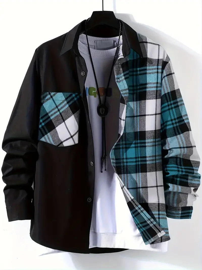 Gabriel® | Checked Button-Down Shirt For Men - Image 3