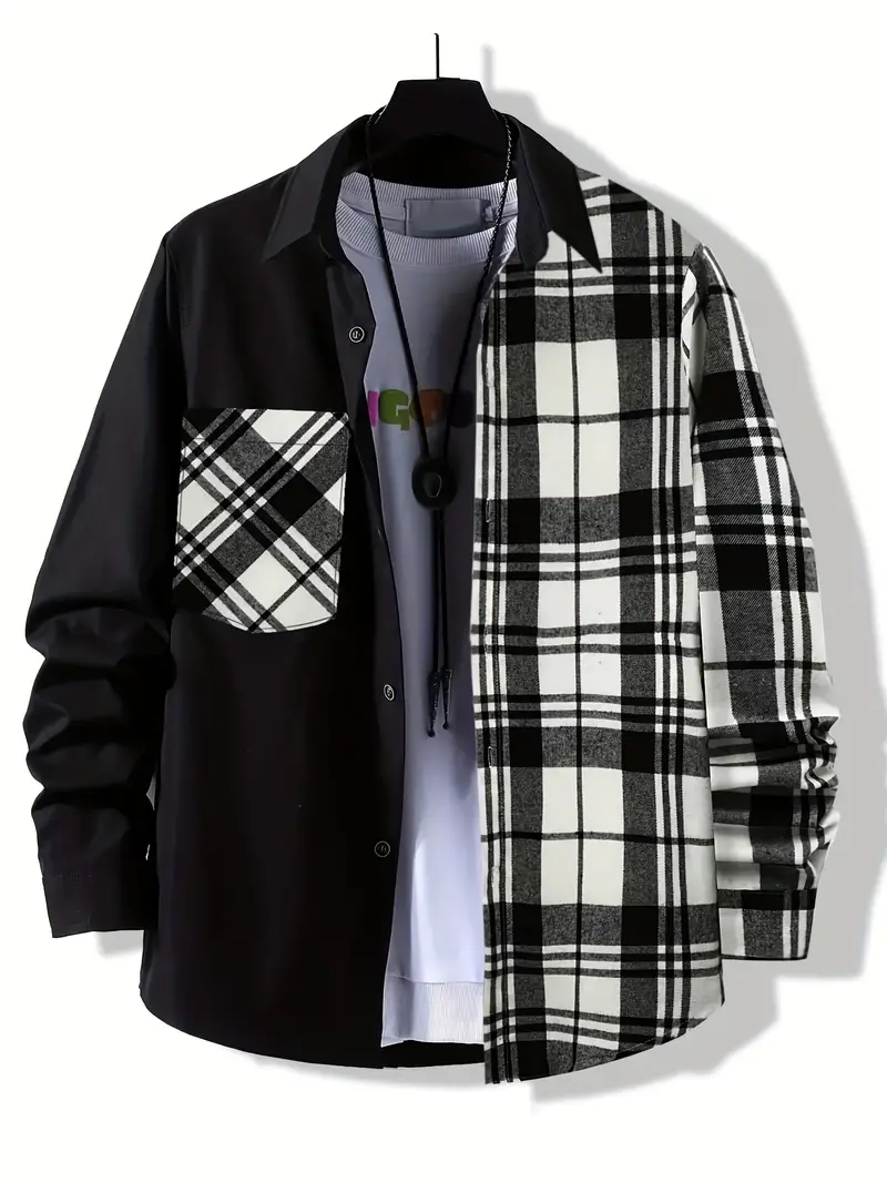 Gabriel® | Checked Button-Down Shirt For Men - Image 4