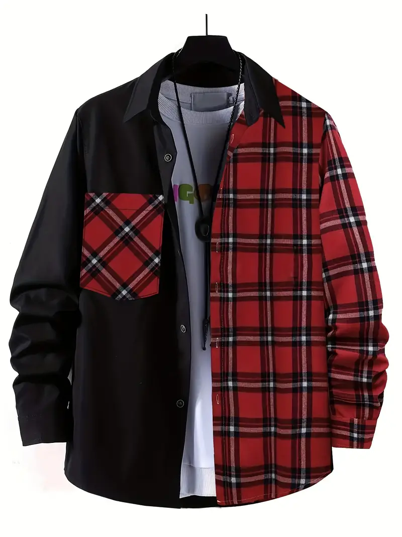 Gabriel® | Checked Button-Down Shirt For Men - Image 5