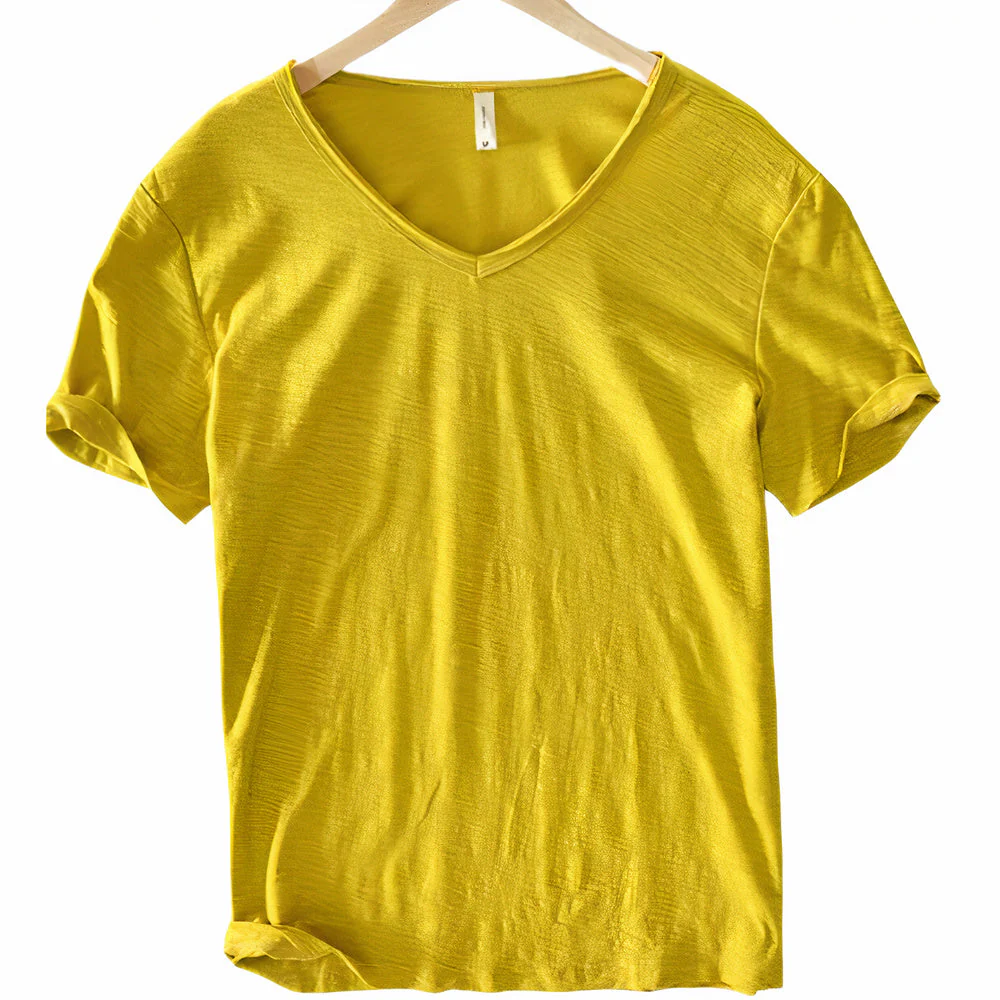 Gabriel® | Summer T-Shirt Made Of Cotton And Linen - Image 3