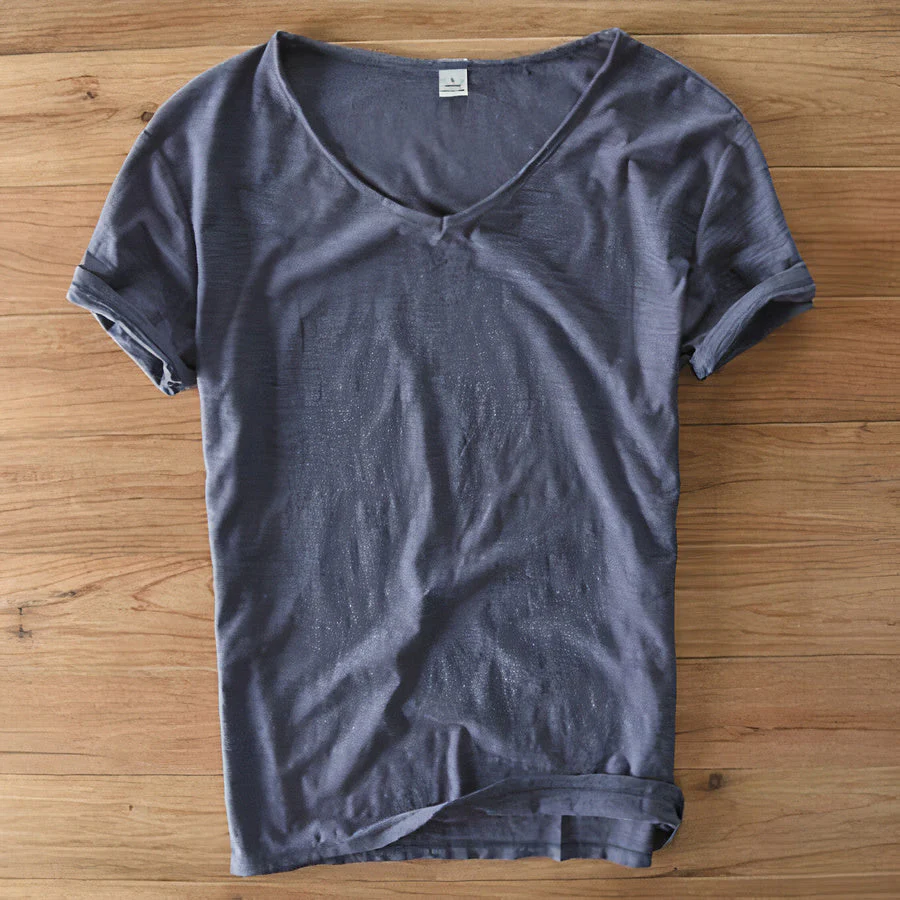 Gabriel® | Summer T-Shirt Made Of Cotton And Linen - Image 5