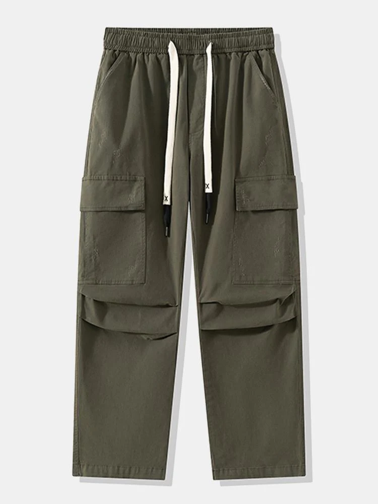 Galdino® | Straight Leg Cotton Cargo Pants - Image 14