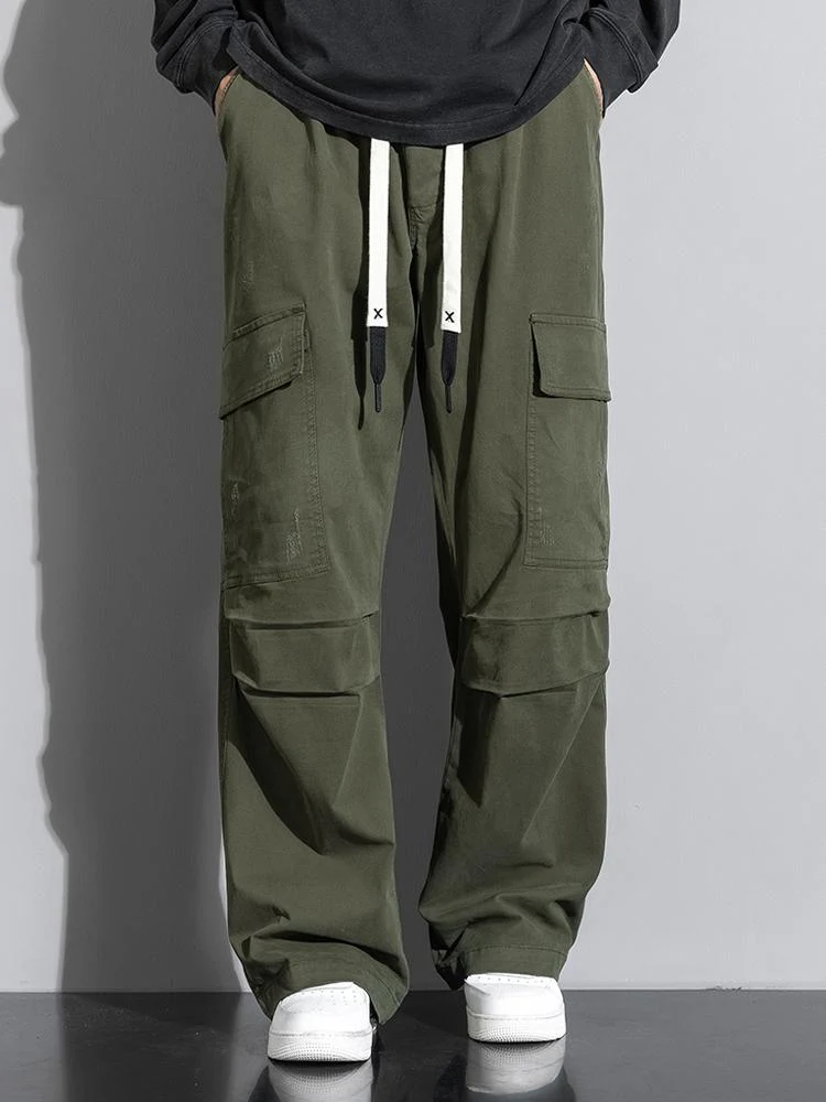 Galdino® | Straight Leg Cotton Cargo Pants - Image 2