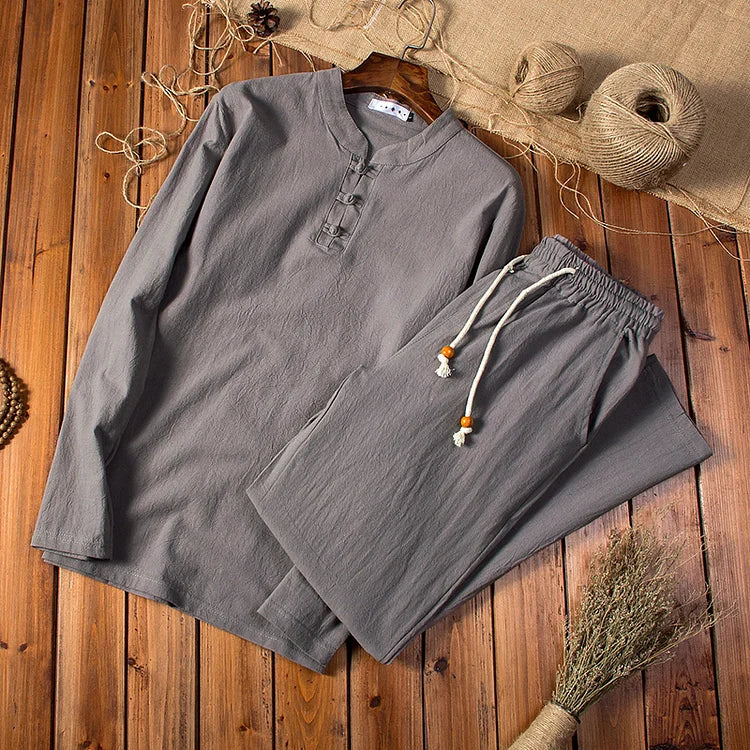 Gallagher® | 2-Piece Set Consisting Of A Long-Sleeved Shirt And Trousers With An Elastic Waistband - Image 4
