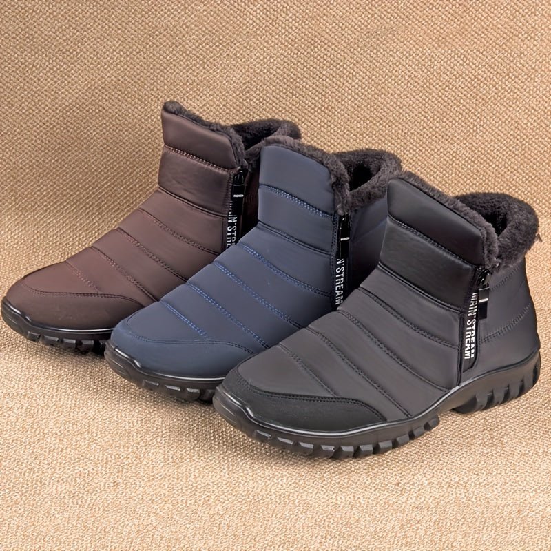Gallo | Warm winter boots with zipper and profile sole - Image 7