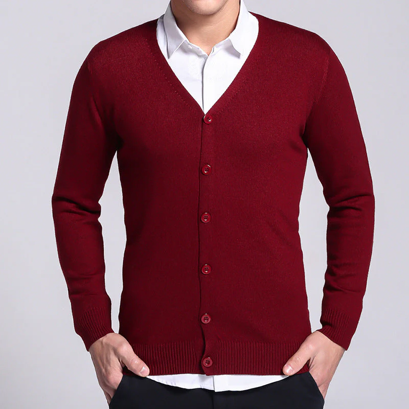 Galvin® | Classic Button-Up Cardigan For Men - Image 3