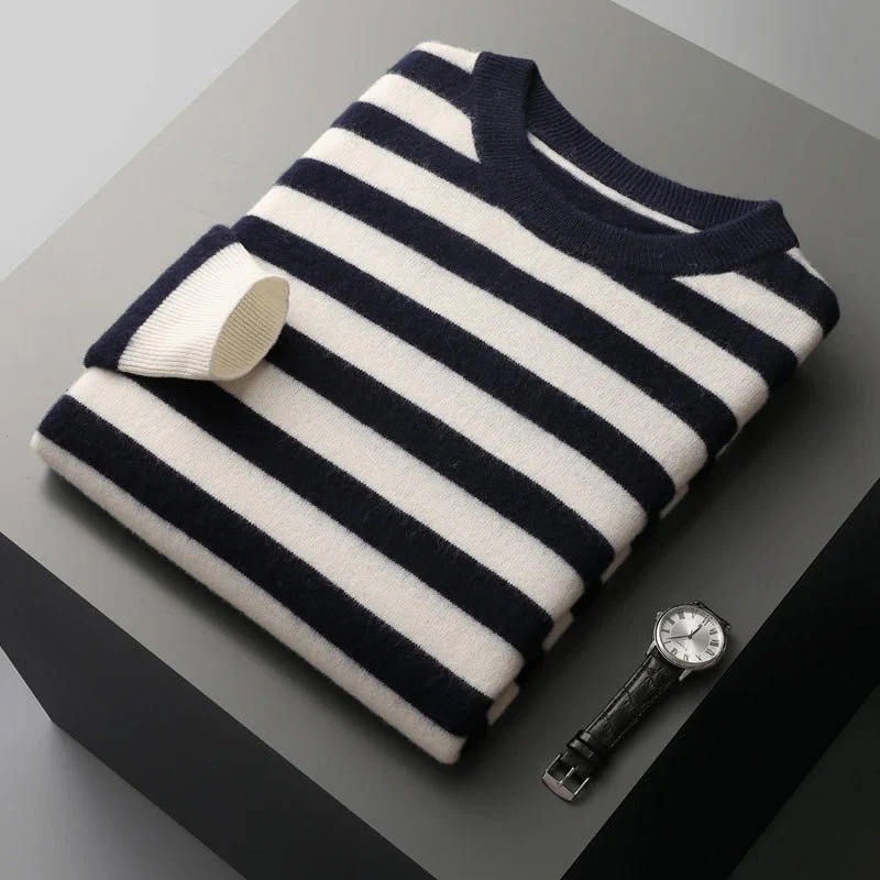 Gareth® | Men’s Jumpers With Stripe Design - Image 8