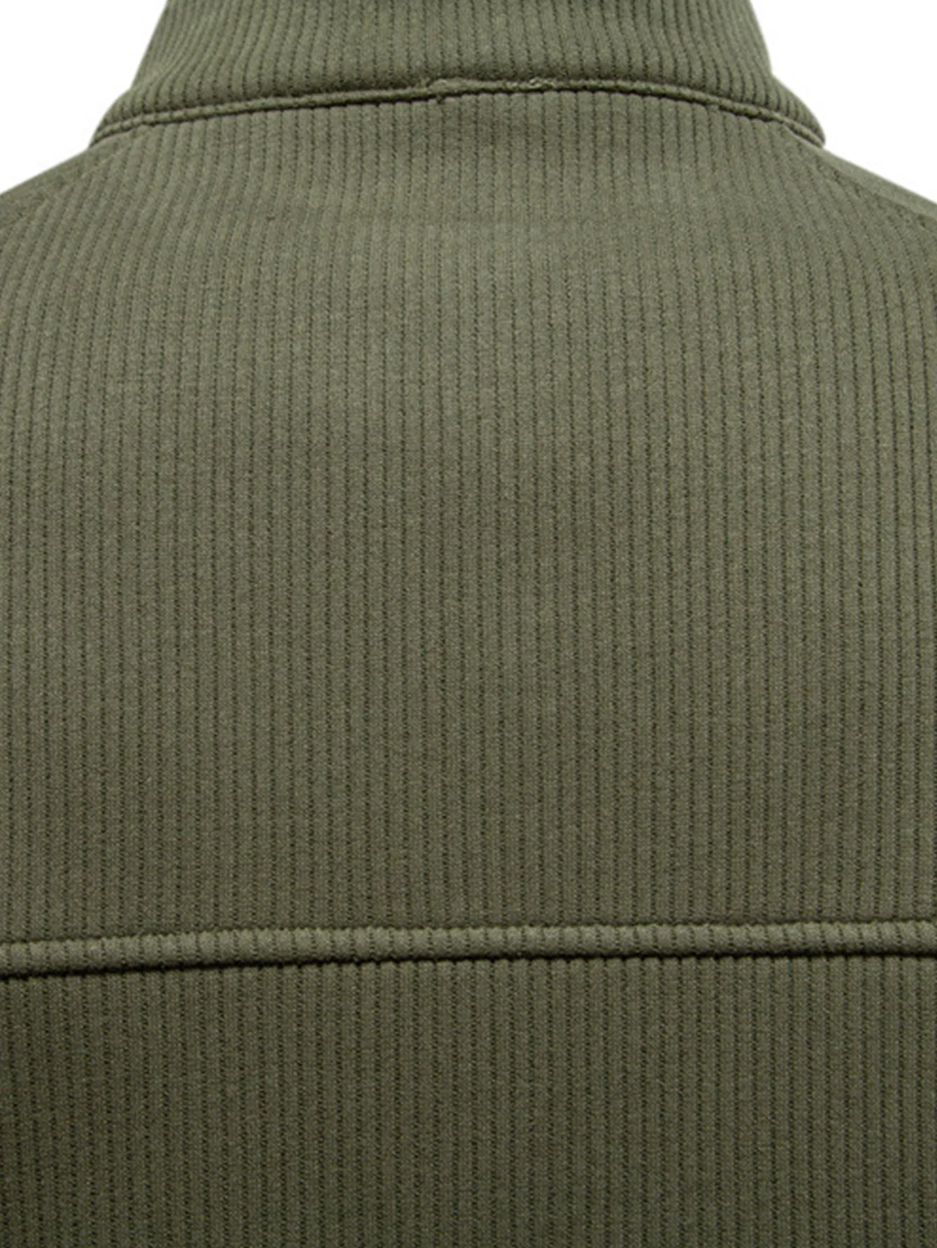 Gareth® | Ribbed Raglan Sleeve Quarter Zip Sweatshirt - Image 4