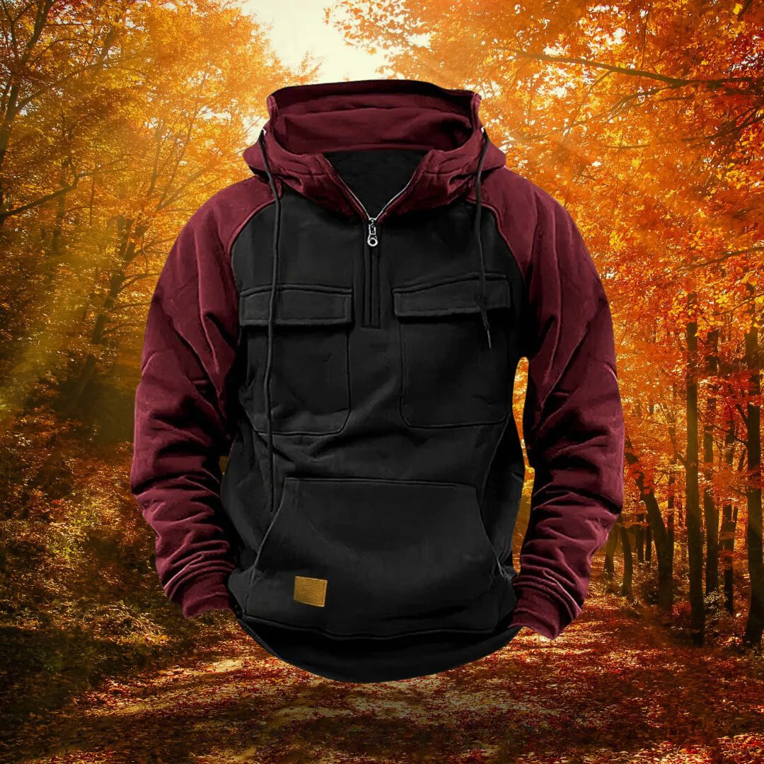 Gareth | Men's Rugged Adventure Hoodie - Image 2