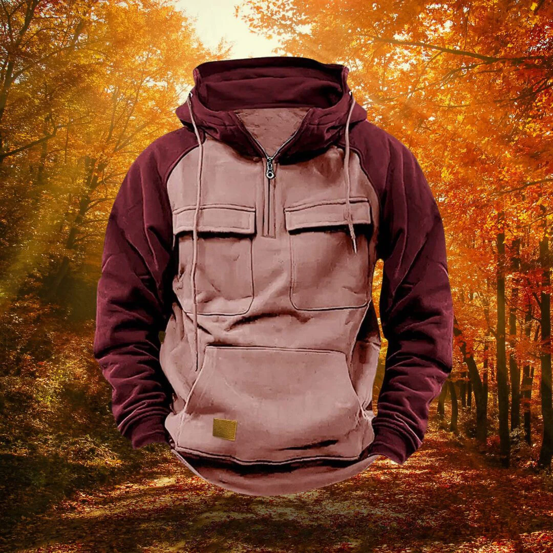 Gareth | Men's Rugged Adventure Hoodie - Image 3