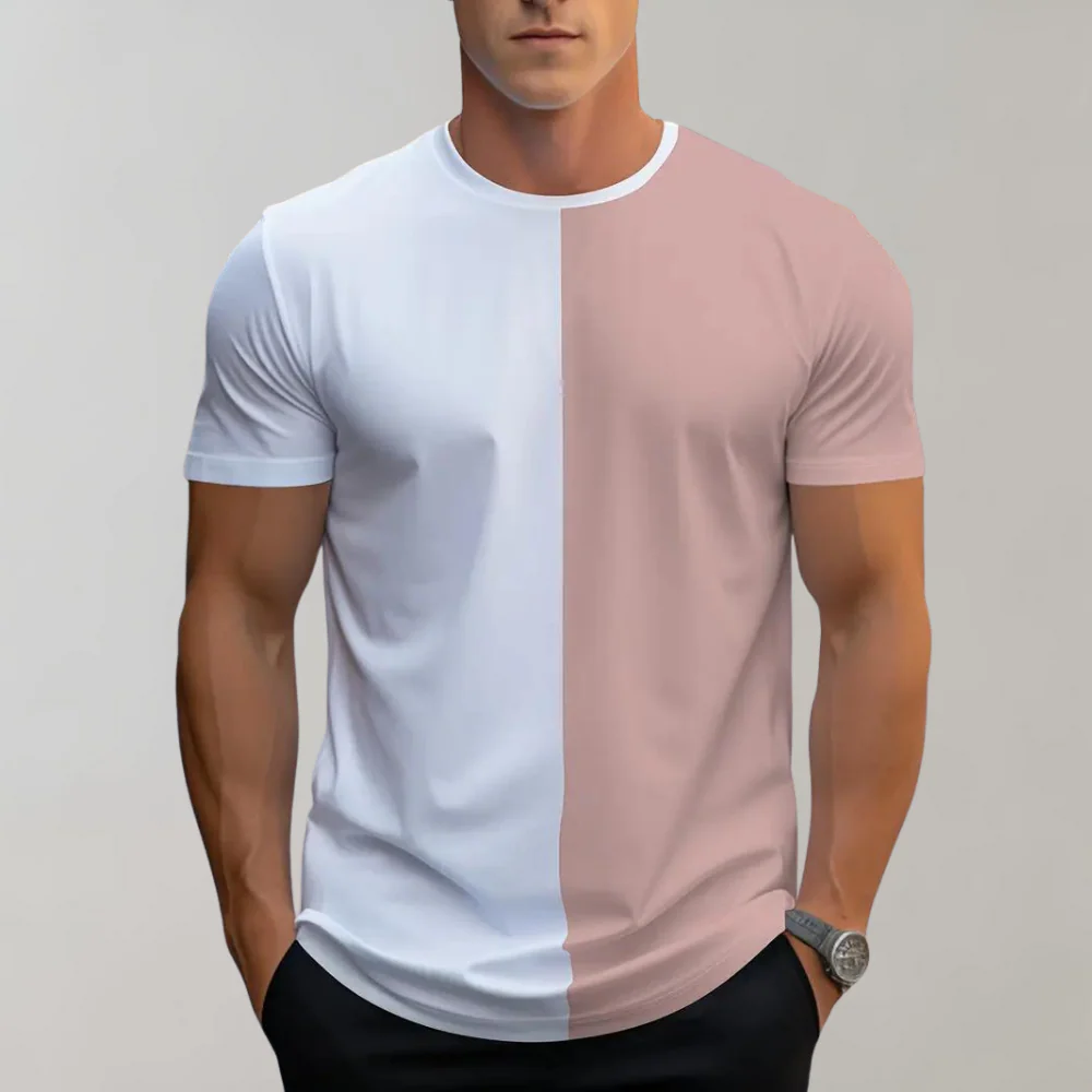 Garth® | Men'S Casual Color Block T-Shirt - Image 7