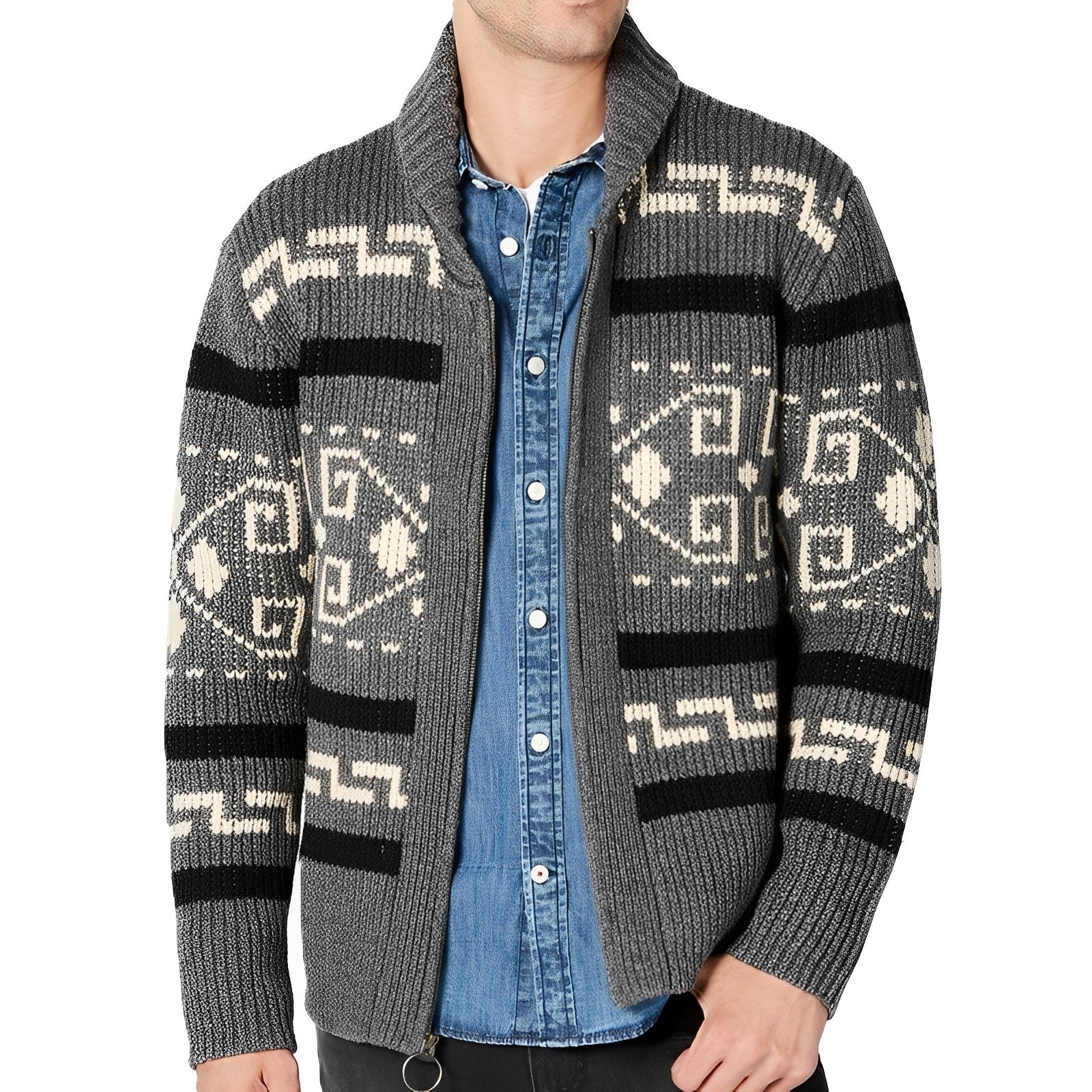 Garth® | Vintage Winter Cardigan For Men - Image 2