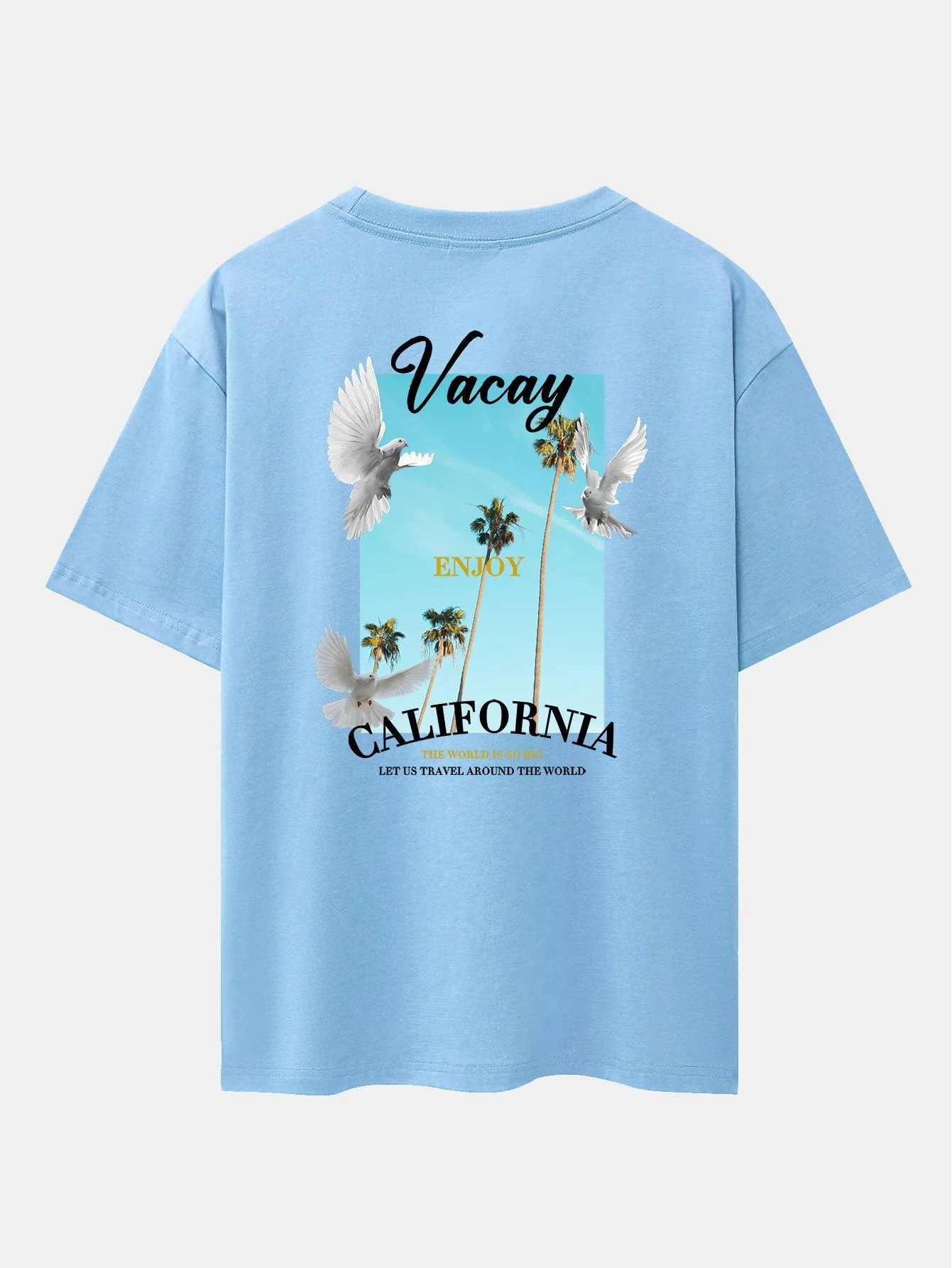 Gaspar® | Dove Back Print Drop Shoulder Oversize T-Shirt - Image 11