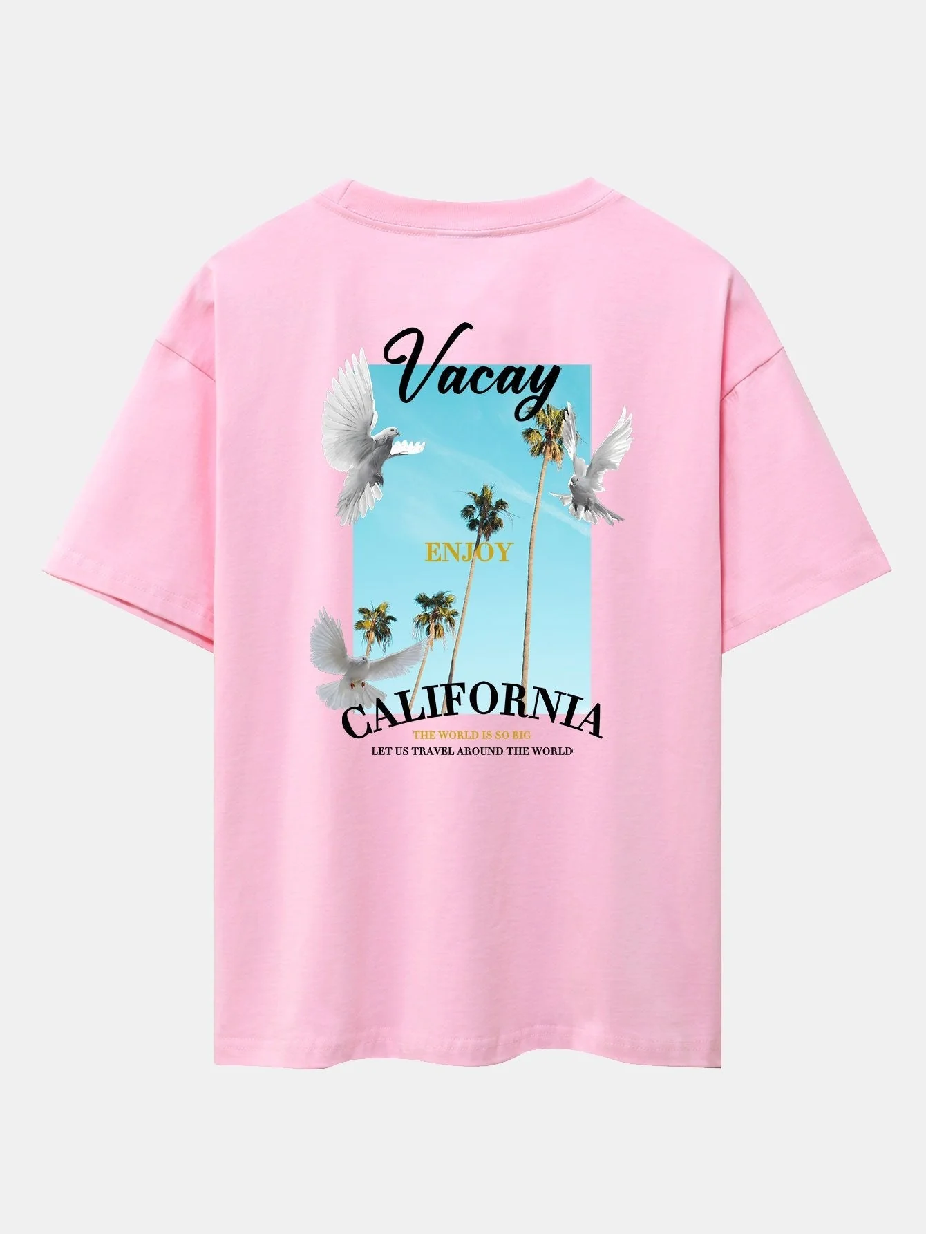 Gaspar® | Dove Back Print Drop Shoulder Oversize T-Shirt - Image 13