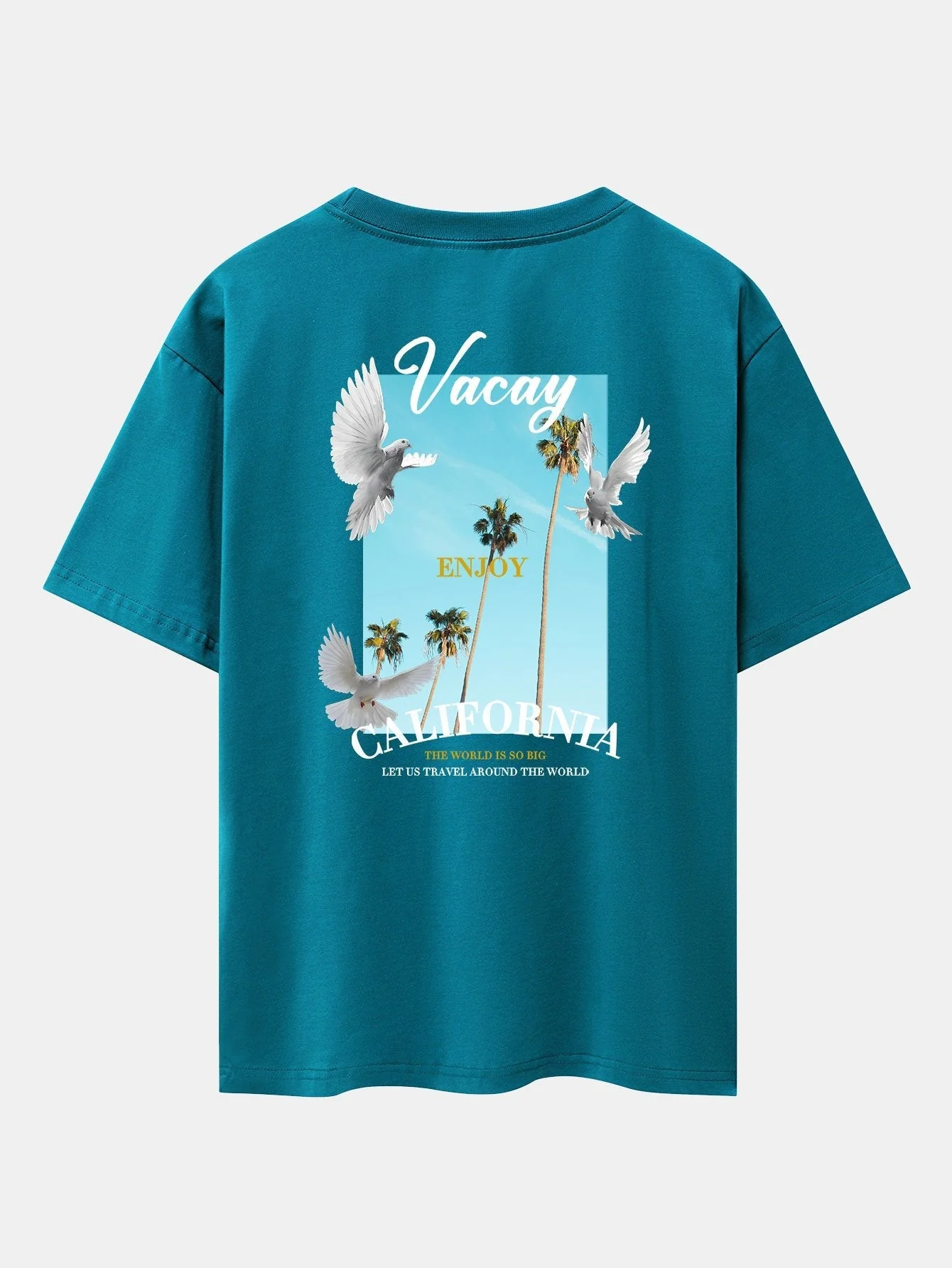 Gaspar® | Dove Back Print Drop Shoulder Oversize T-Shirt - Image 17