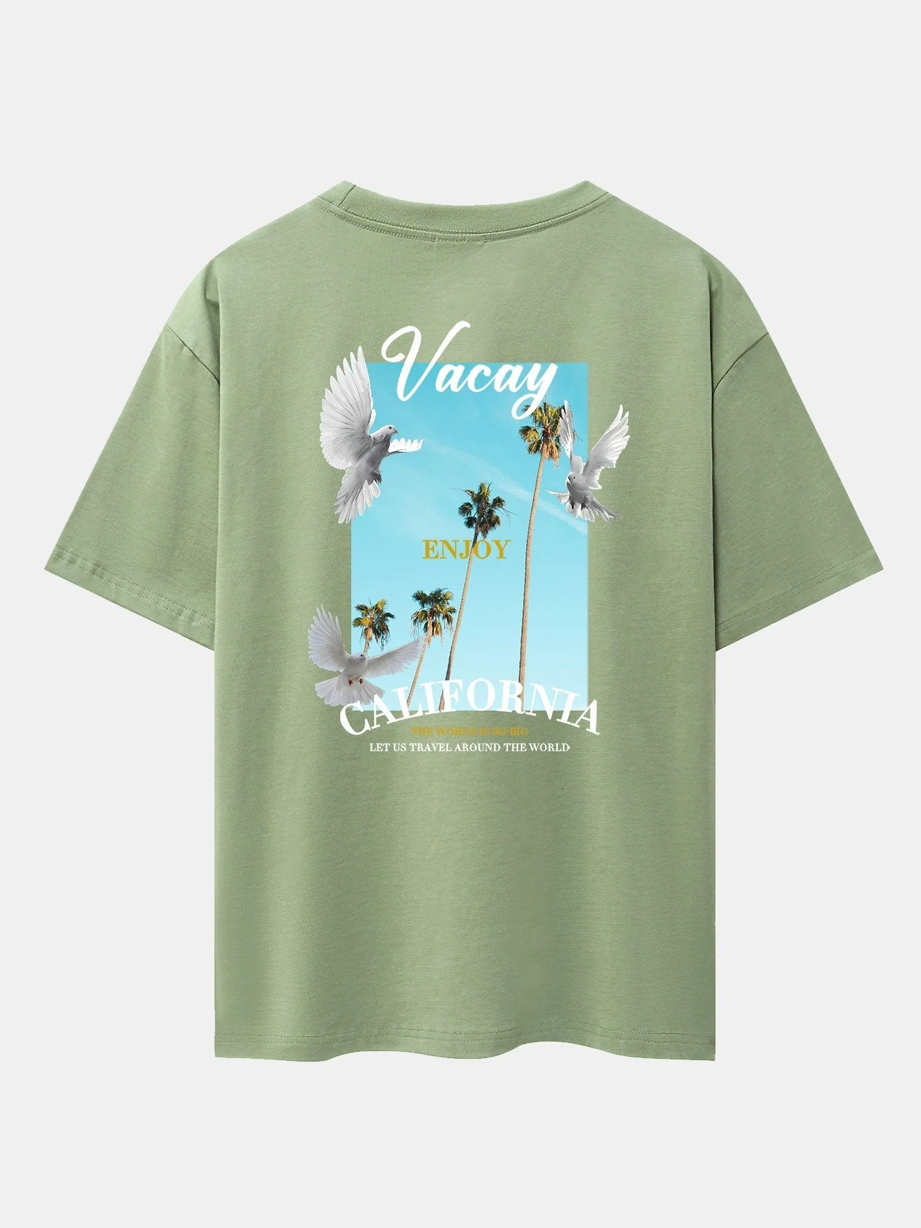 Gaspar® | Dove Back Print Drop Shoulder Oversize T-Shirt - Image 19