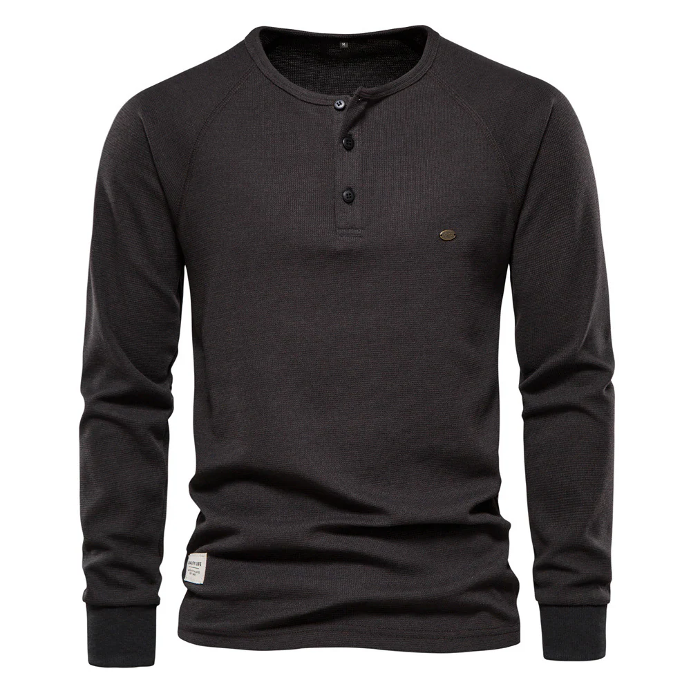 Gáspar® | Premium Waffle-Knit Henley - Image 9