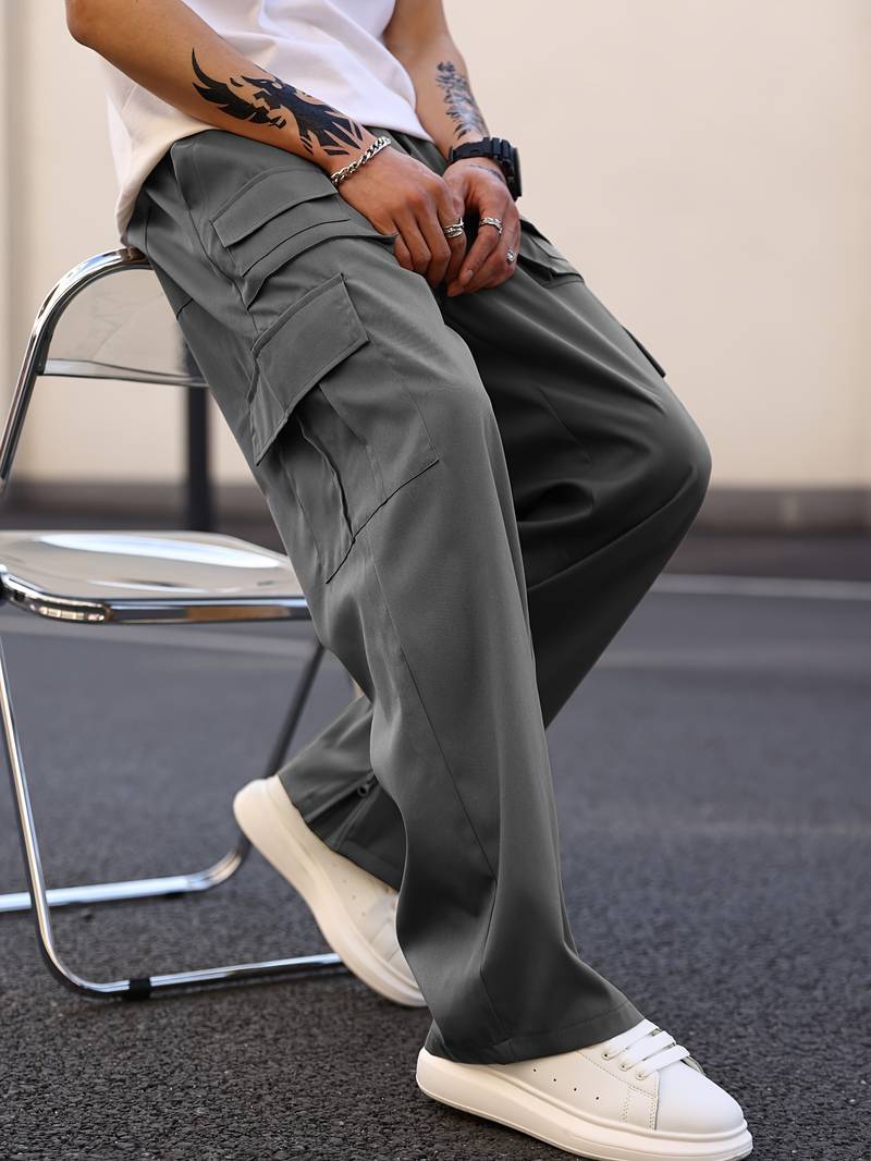 Gates® | Straight-Leg Cargo Pants With Multiple Pockets For Men - Image 16
