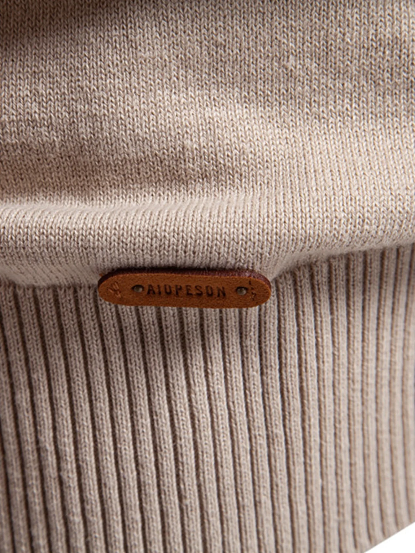 Gaudencio® | Striped Jacquard Crewneck Sweater - Image 5