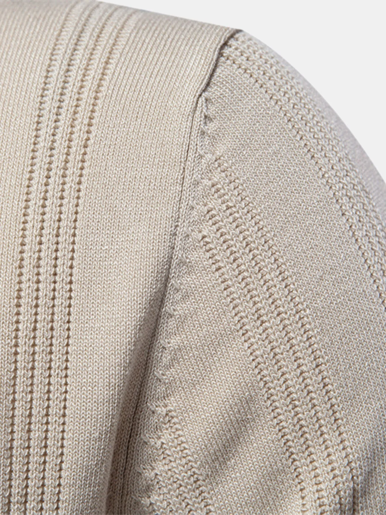 Gavin | Stripe Knit Polo Shirt - Image 10