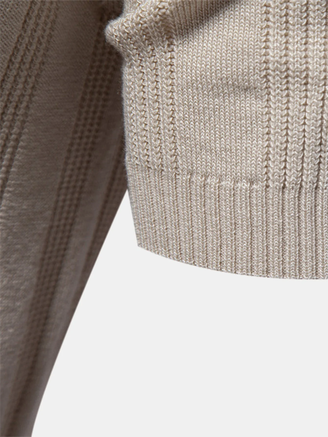 Gavin | Stripe Knit Polo Shirt - Image 2