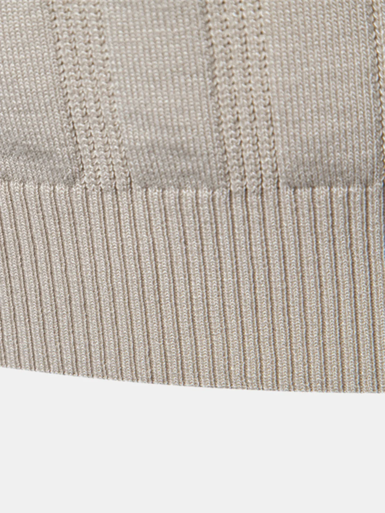Gavin | Stripe Knit Polo Shirt - Image 3
