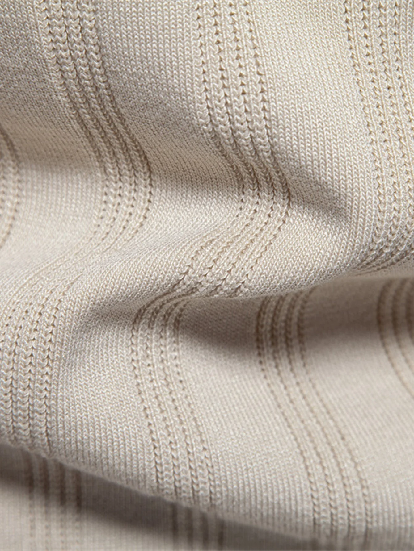 Gavin | Stripe Knit Polo Shirt - Image 4