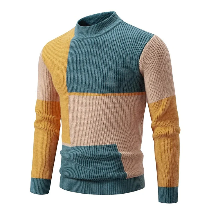 Gawain® | Colorful Turtleneck Sweater For Men - Image 2