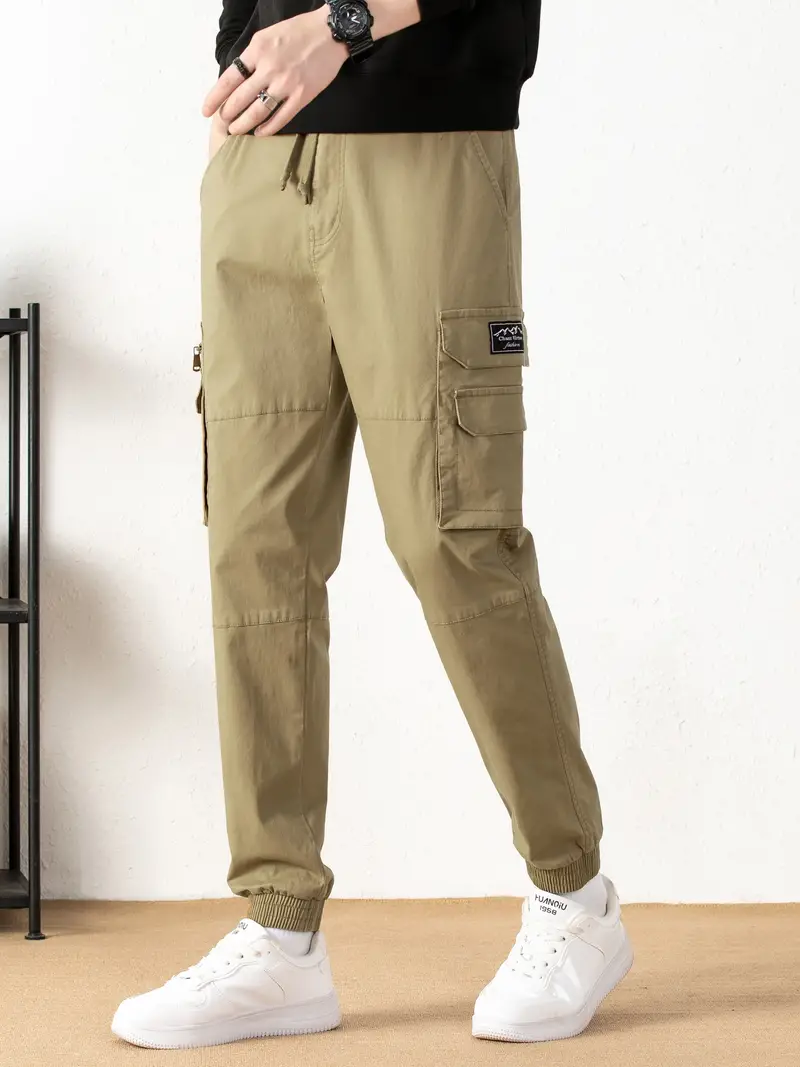 Gearoid® | Trendy, Solid Cargo Pants For Men - Image 4