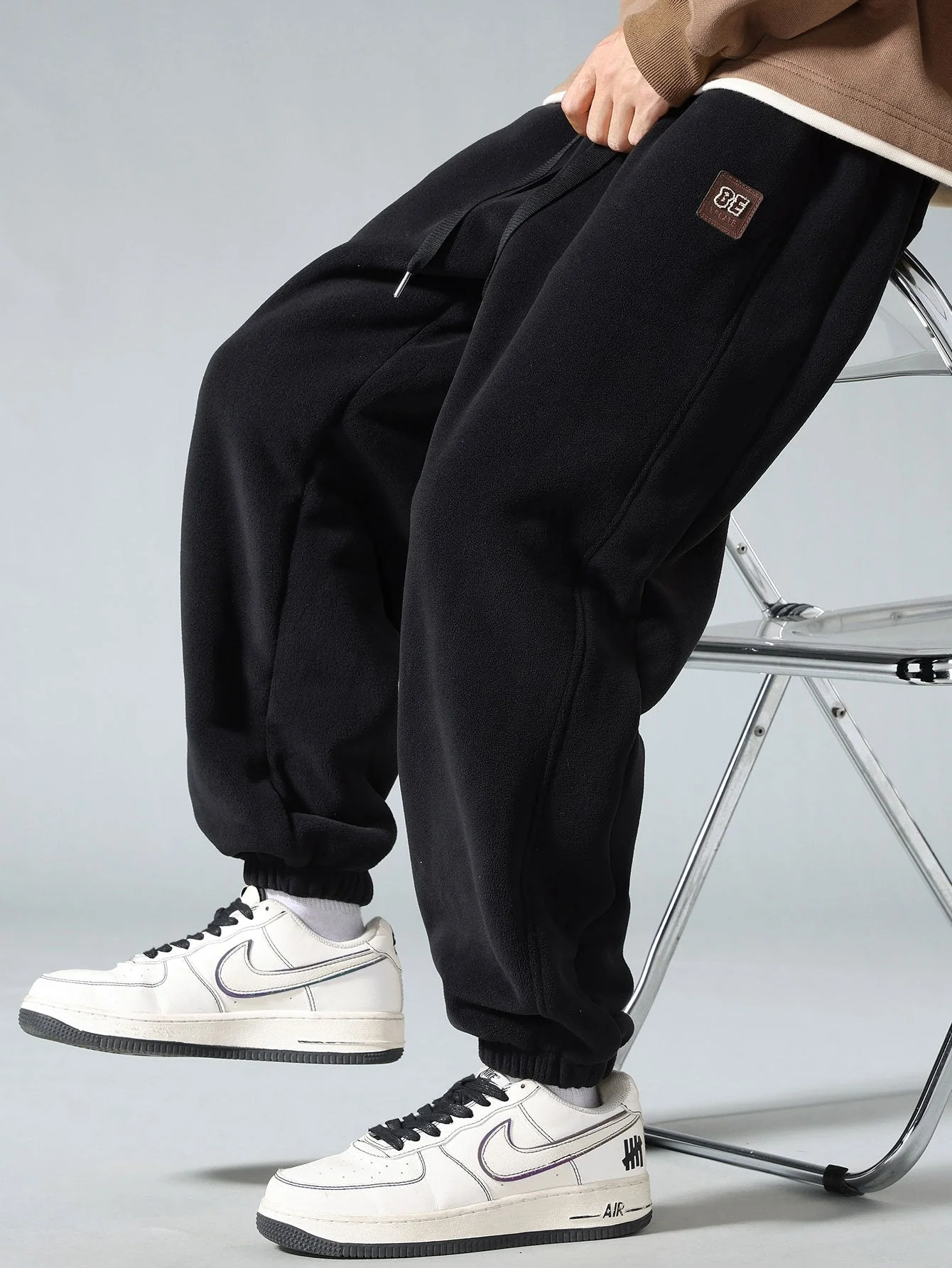 Gelasio® | Teddy Lined Polar Fleece Jogging Pants - Image 4