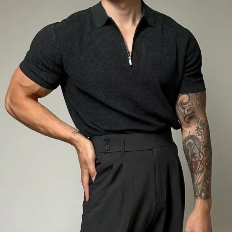 Genaro | MONARCH ZIP MUSCLE SHIRT - Image 2