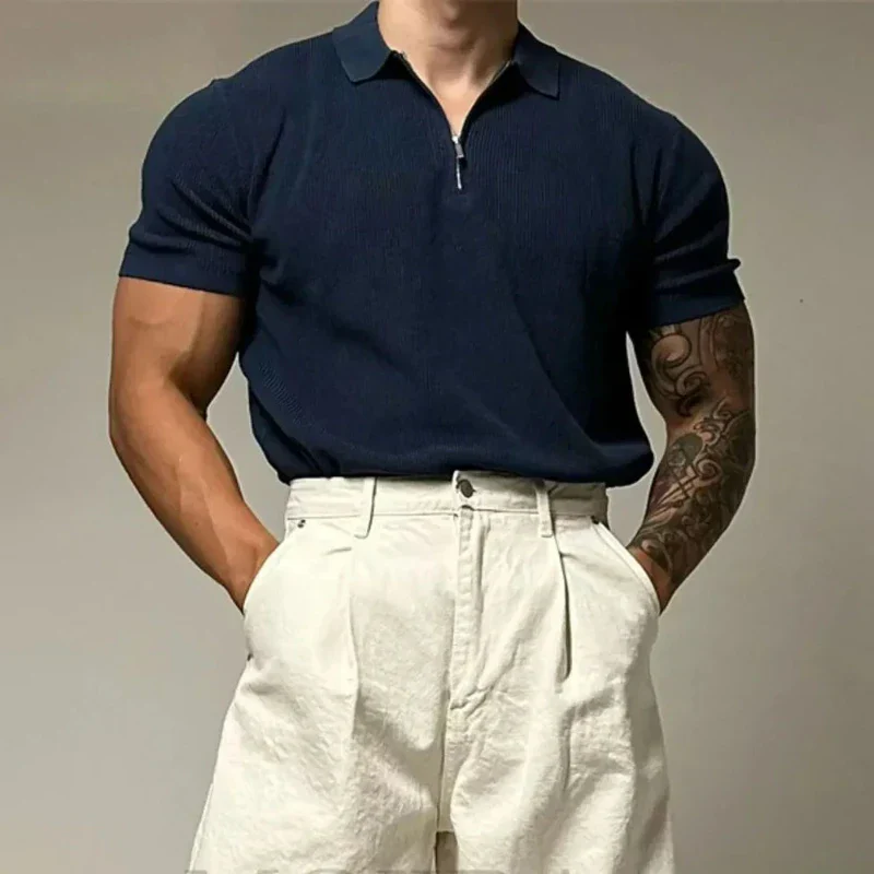 Genaro | MONARCH ZIP MUSCLE SHIRT - Image 4