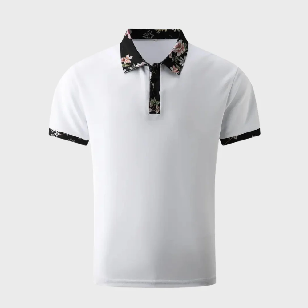 Gene® | Men'S Floral Print Polo Shirt - Image 10