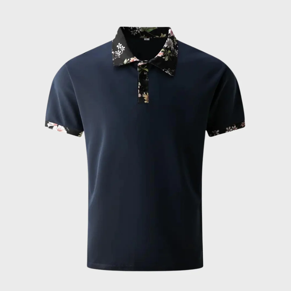 Gene® | Men'S Floral Print Polo Shirt - Image 13