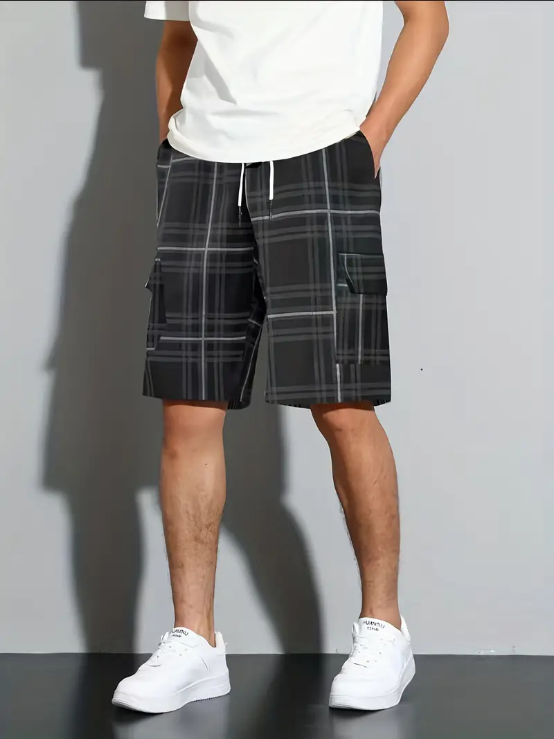 Genovevo® | Casual Checked Beach Shorts For Men - Image 3