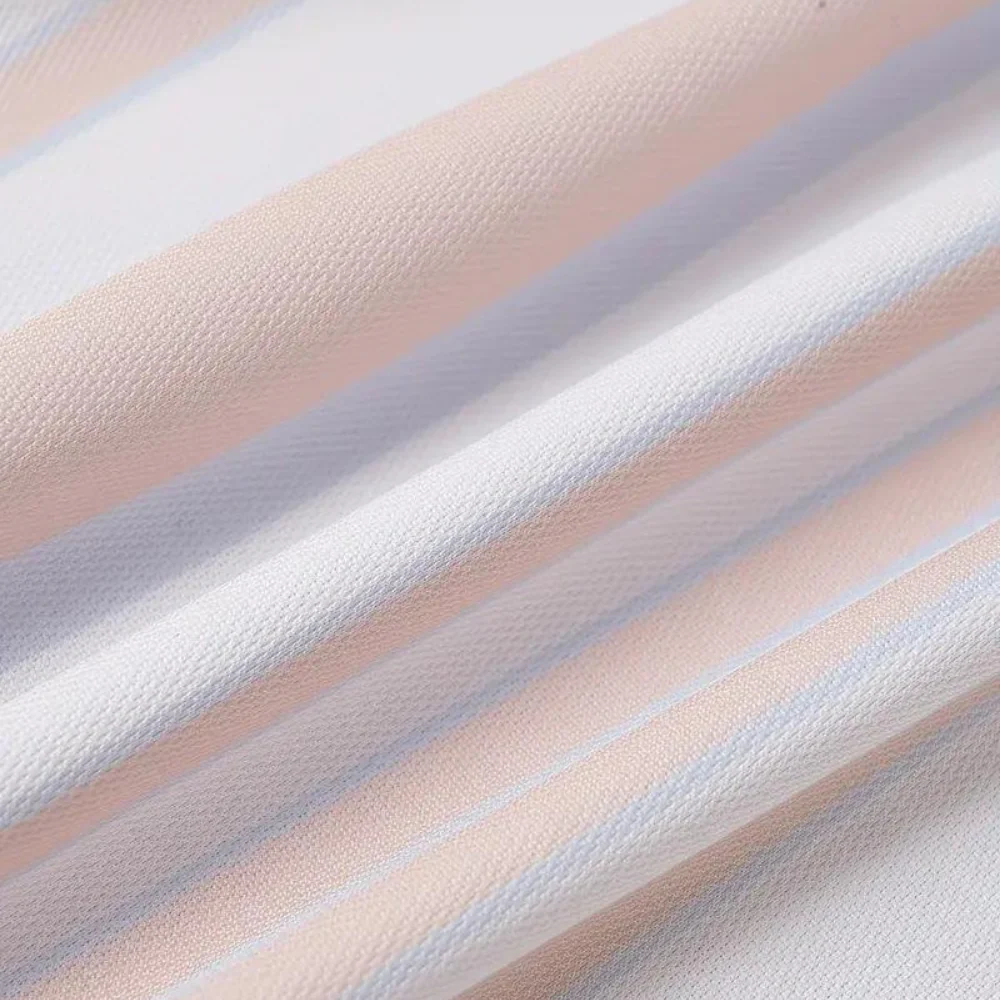 Geoffrey® | Casual Striped Polo Shirt For Men - Image 4