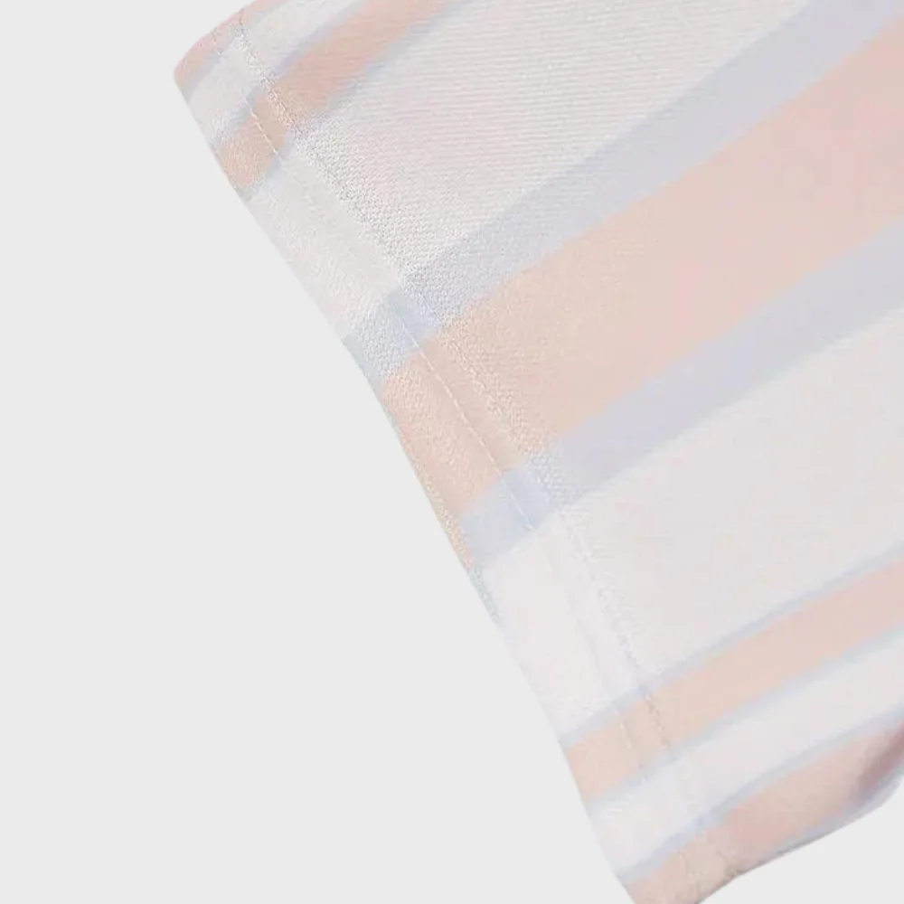 Geoffrey® | Casual Striped Polo Shirt For Men - Image 6