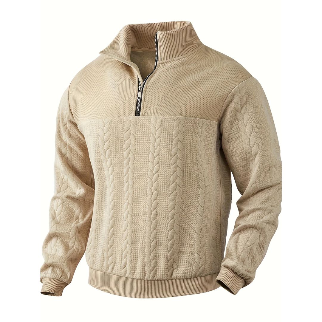 Geoffrey® | The Quarter Zip Vintage Sweater - Image 4