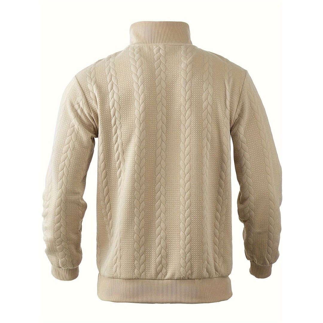 Geoffrey® | The Quarter Zip Vintage Sweater - Image 5
