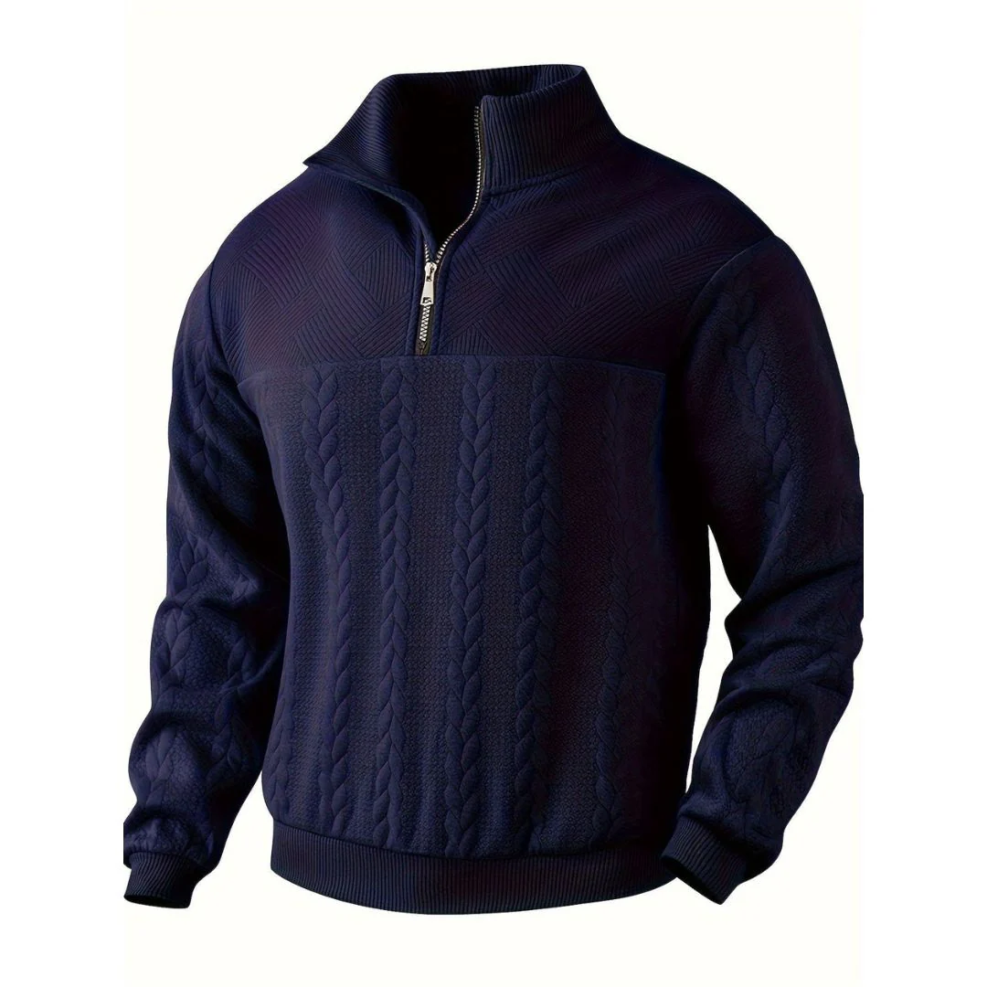 Geoffrey® | The Quarter Zip Vintage Sweater - Image 6